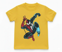 COTTON JERSEY- MULTICOLOR SPIDERMANTEE