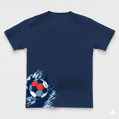 COTTON JERSEY- MULTICOLOR FOOTBALL TEE