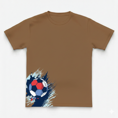 COTTON JERSEY- MULTICOLOR FOOTBALL TEE