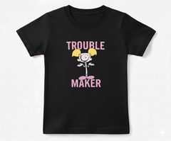 COTTON JERSEY- MULTICOLOR TROUBLE MAKER TEE