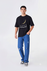 SABAR JERSEY DOWN SHOULDER SHIRT -CODE (106)