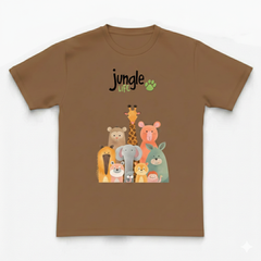 COTTON JERSEY- MULTICOLOR JUNGLE TEE