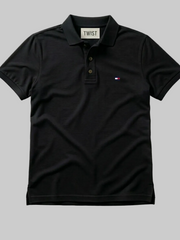 Black Polo Shirt – Premium Quality & Comfortable Wear (Code 1203)