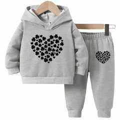 Heart Hoodie Tracksuit (Premium)