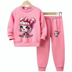 VERY CUTESY SWEATSHIRT FLEECE TRACK SUIT