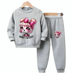 VERY CUTESY SWEATSHIRT FLEECE TRACK SUIT