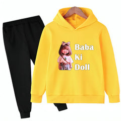 Baba Ki Doll Hoodie Tracksuit (Premium)