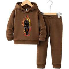Fire Lion Hoodie Tracksuit (Premium)