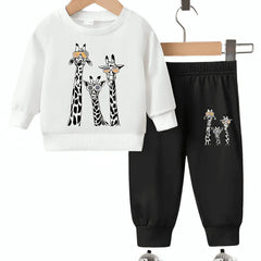 ZEBRA-3 SWEATSHIRT FLEECE TRACK SUIT