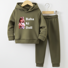 Baba Ki Doll Hoodie Tracksuit (Premium)