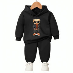 Cool Glass Bear Hoodie Tracksuit (Premium)