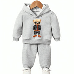 Cool Glass Bear Hoodie Tracksuit (Premium)