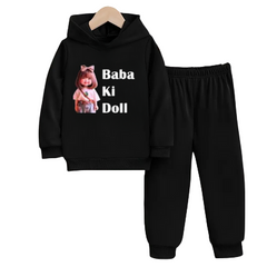 Baba Ki Doll Hoodie Tracksuit (Premium)