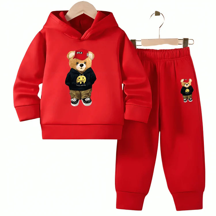 Pearl Bear Hoodie Tracksuit (Premium)