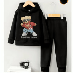 Be Cool Bear Hoodie Tracksuit (Premium)