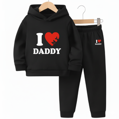 I Love Daddy Hoodie Tracksuit (Premium)