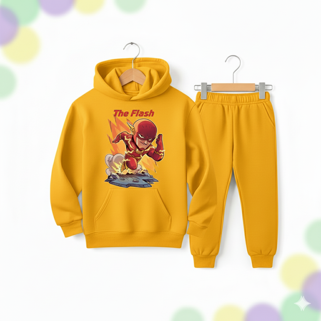 The Flash Fire Hoodie Track Suit (Premium)