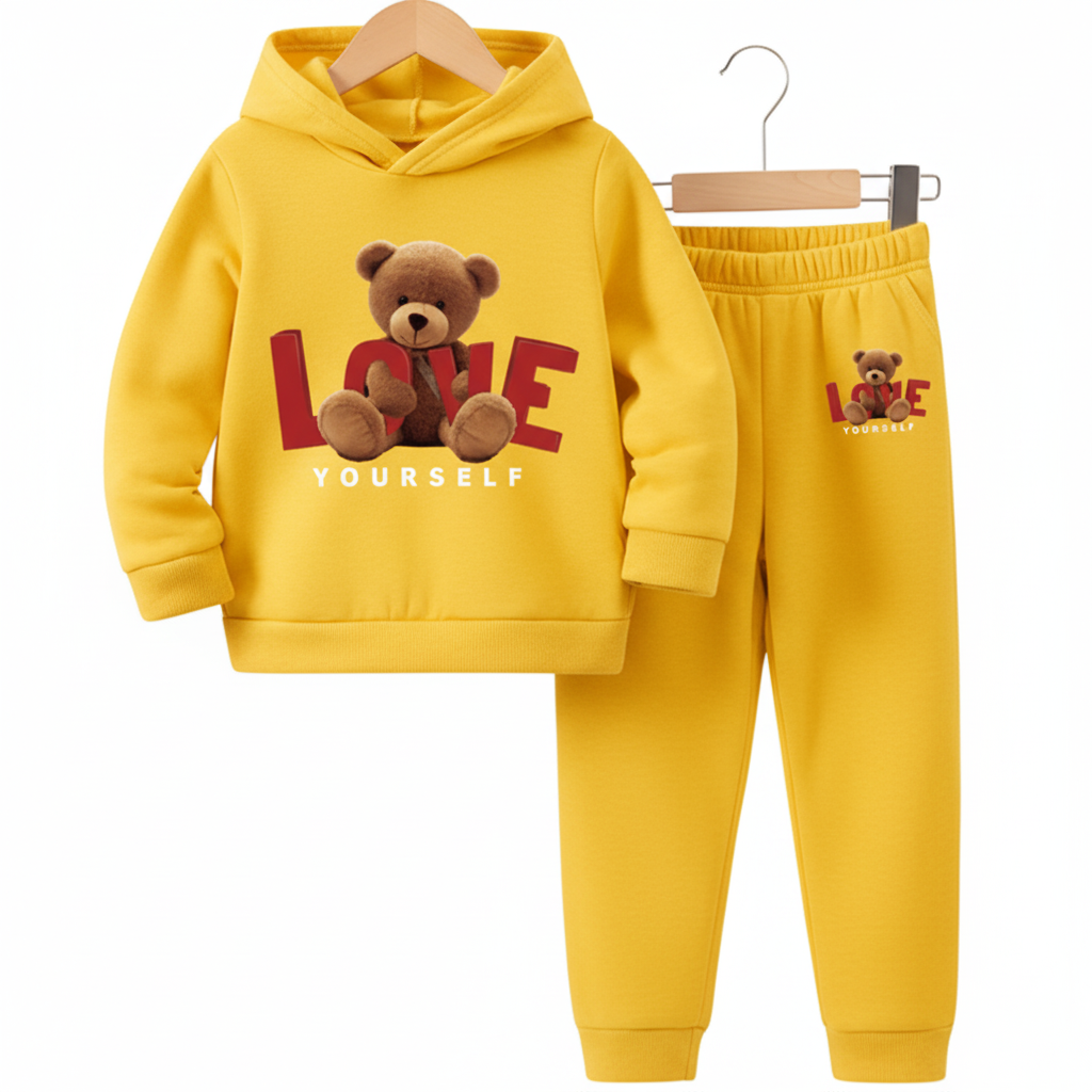 Love Bear Hoodie Tracksuit (Premium)