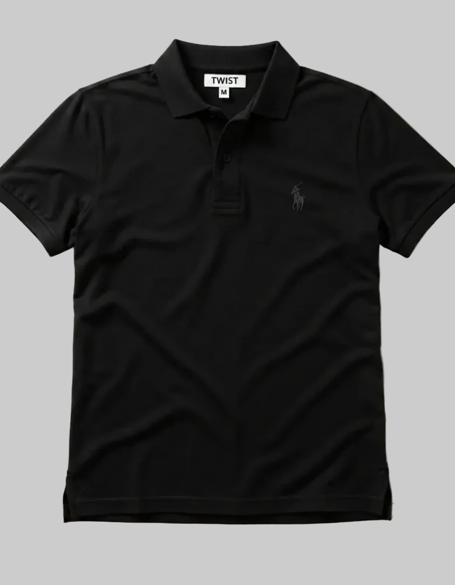 Black Polo Shirt HS S– Premium Quality & Comfortable Wear (Code 103)