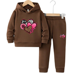 HEART LOVE HOODIE TRACKSUIT