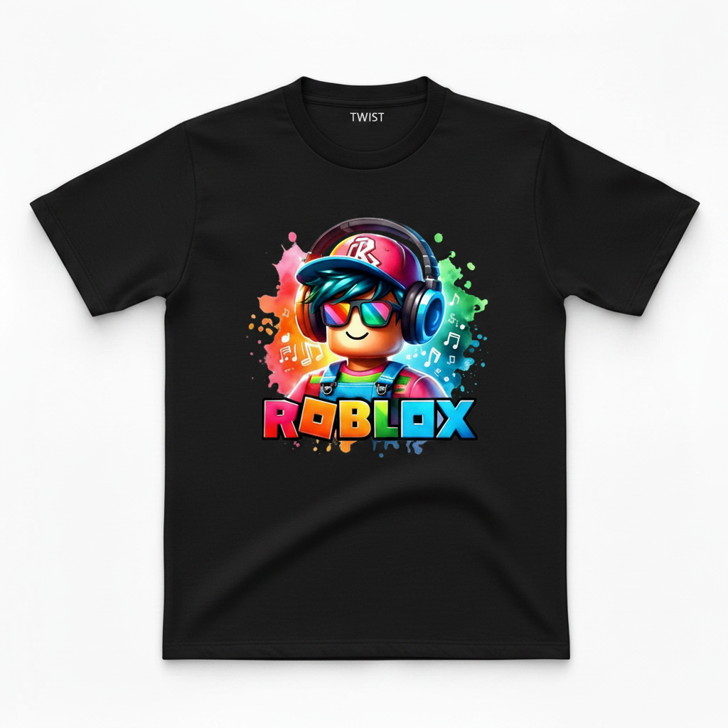 Black Roblox Tee