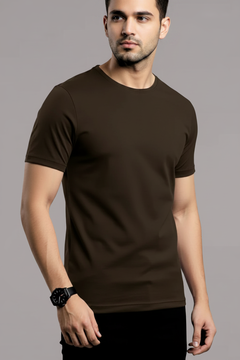 Dark Olive Brown T-shirt