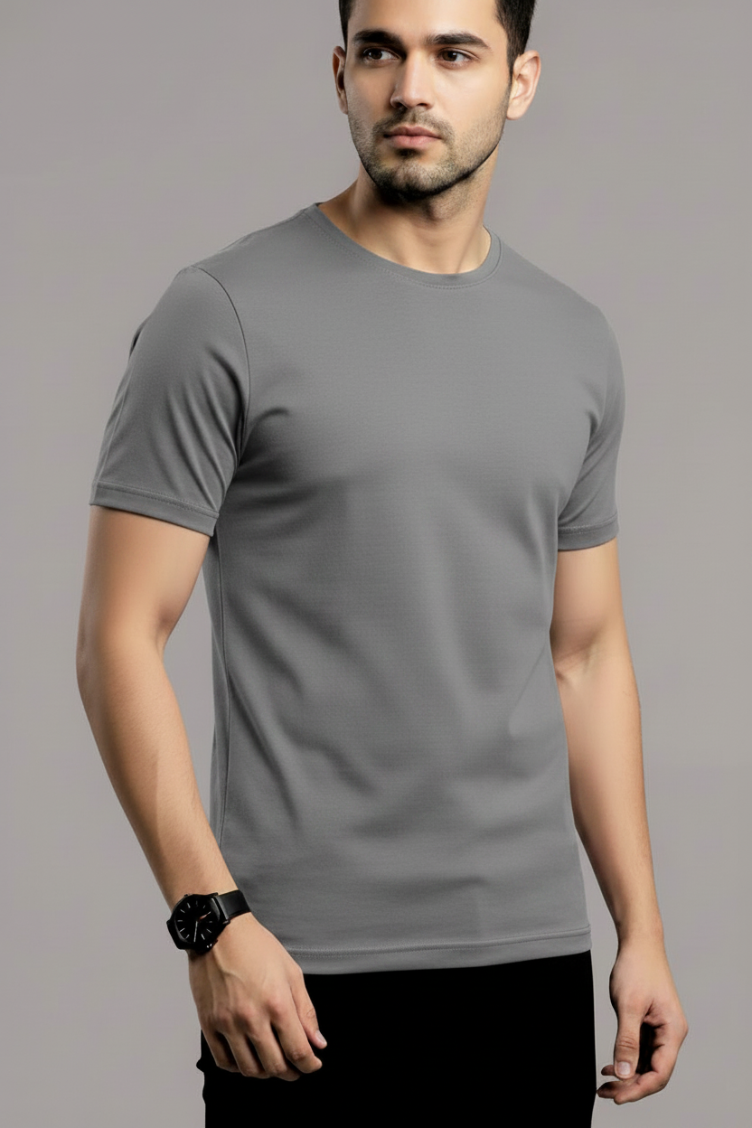 Grey T-shirt Model