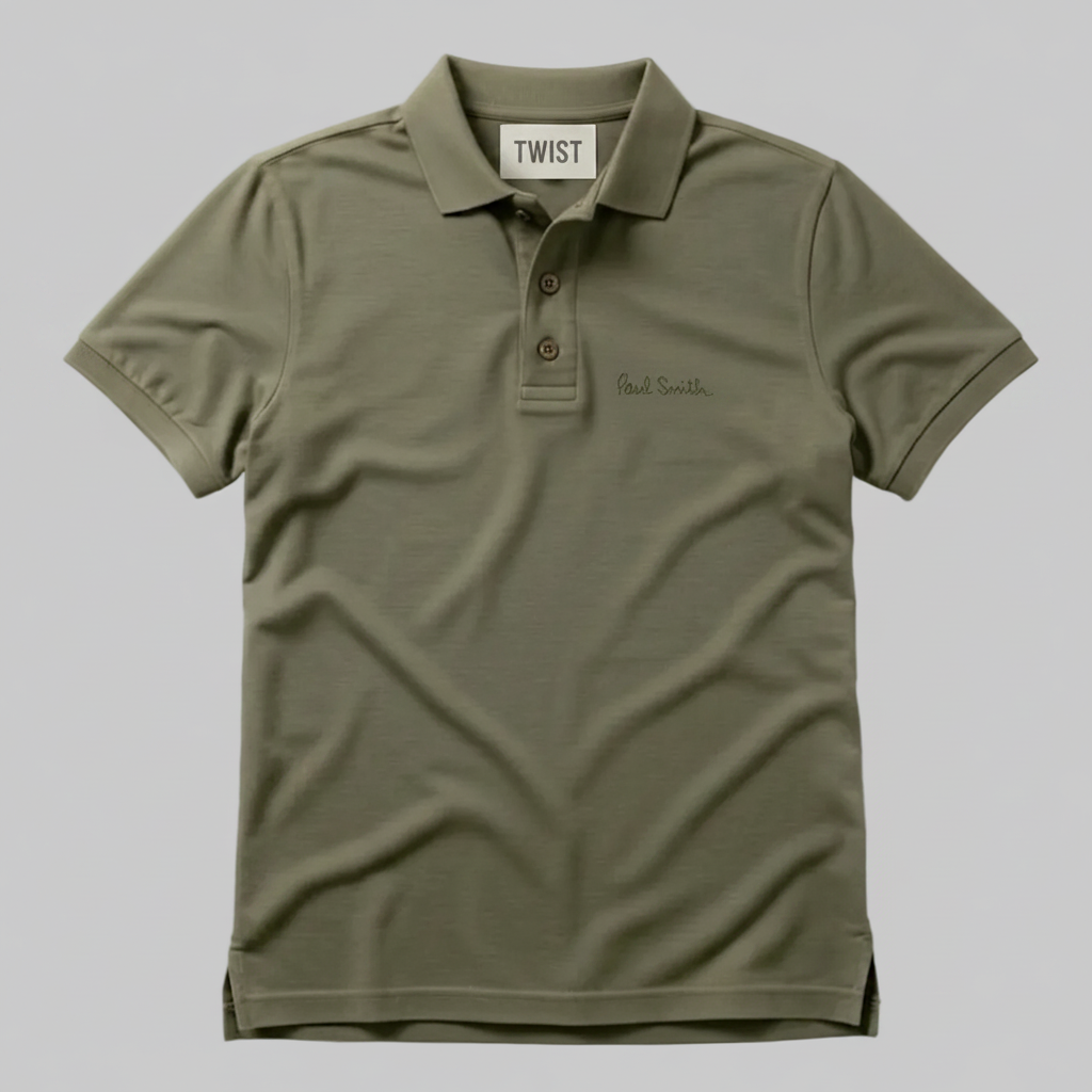 Olive Polo - Paul Smith Logo