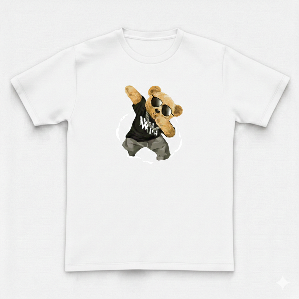 COTTON JERSEY- MULTICOLOR TEDDY TEE