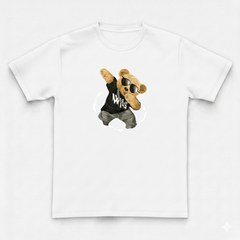 COTTON JERSEY- MULTICOLOR TEDDY TEE