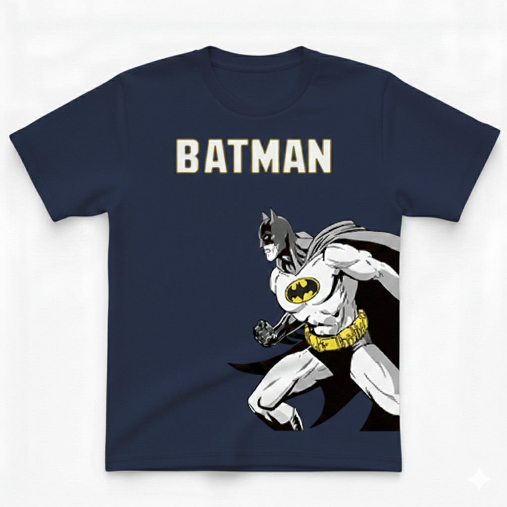 COTTON JERSEY- MULTICOLOR BATMAN TEE