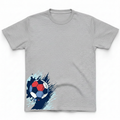 COTTON JERSEY- MULTICOLOR FOOTBALL TEE