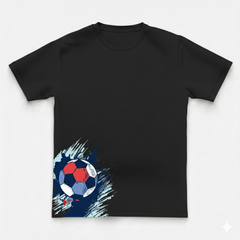 COTTON JERSEY- MULTICOLOR FOOTBALL TEE
