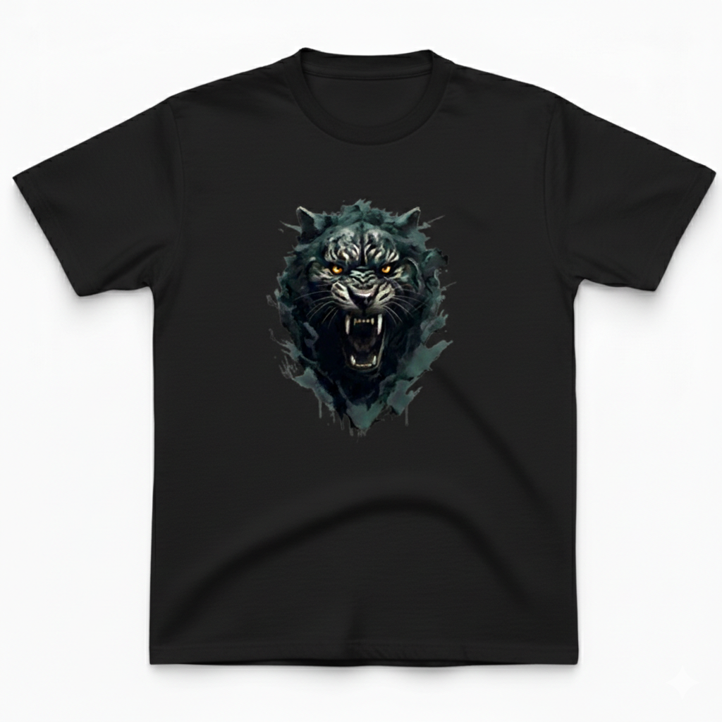 COTTON JERSEY- MULTICOLOR LION TEE