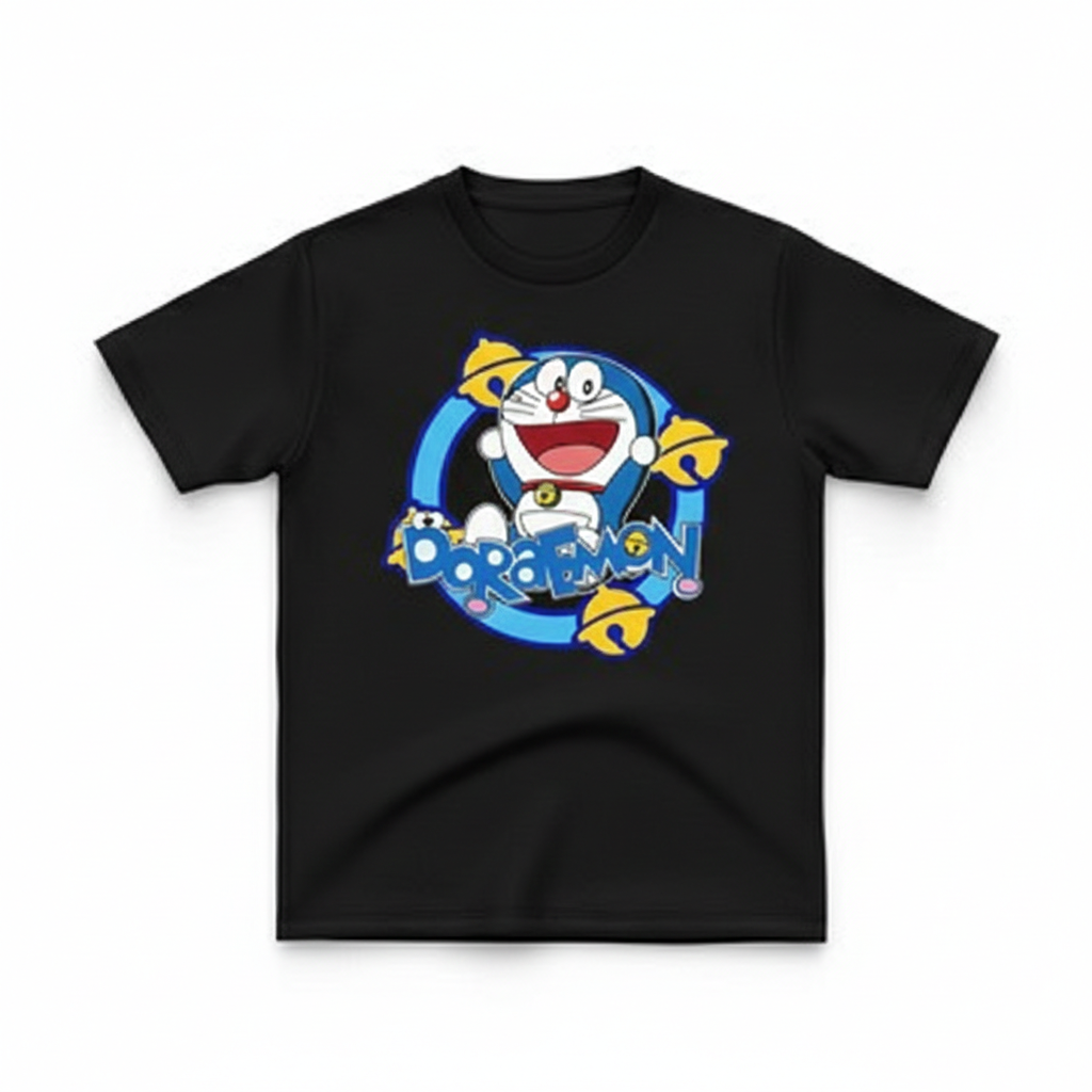 COTTON JERSEY- MULTICOLOR DOREMON TEE
