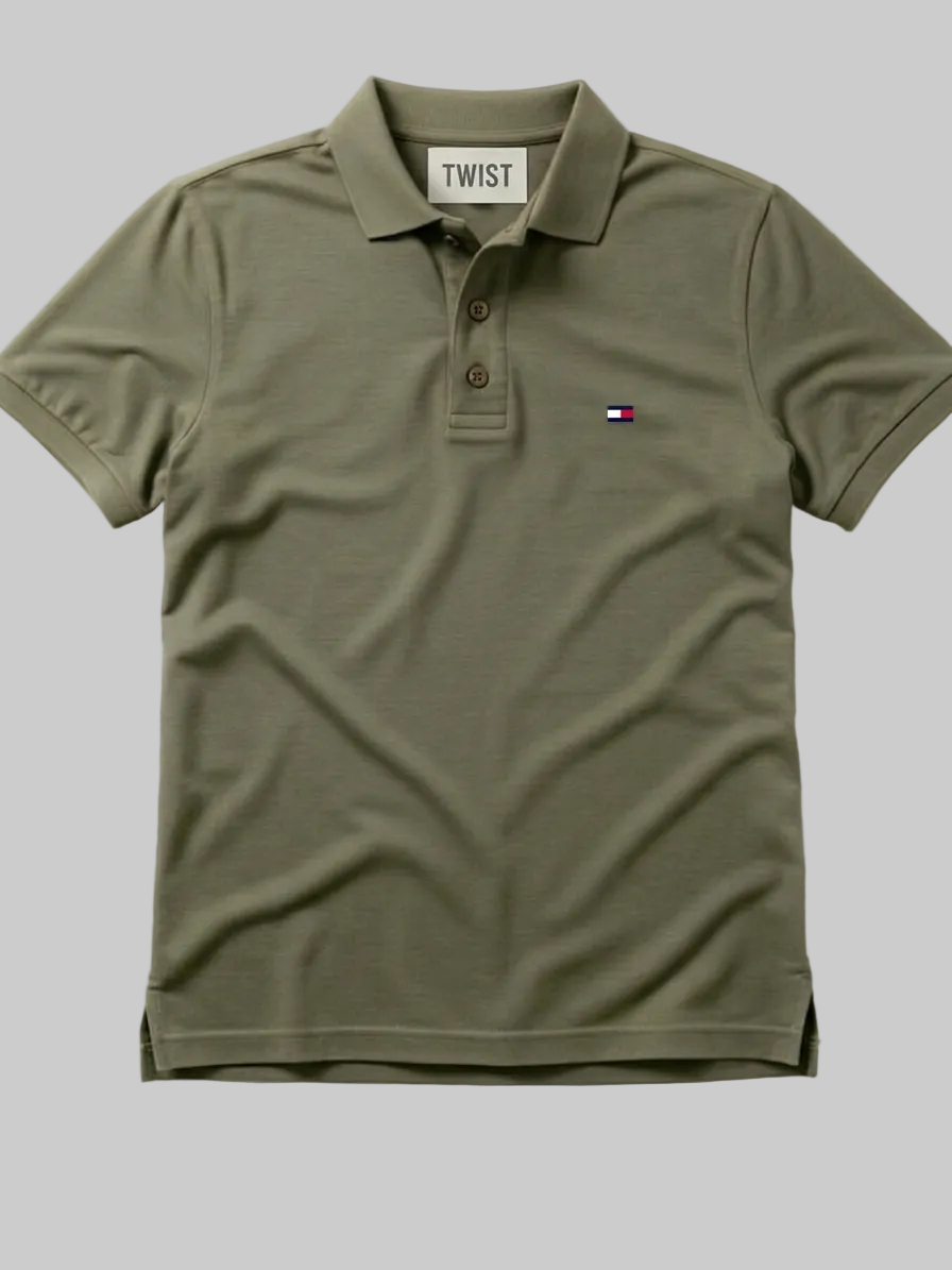 Green Polo Shirt – Premium Quality & Comfortable Wear (Code 1201)