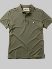 Green Polo Shirt – Premium Quality & Comfortable Wear (Code 1201)