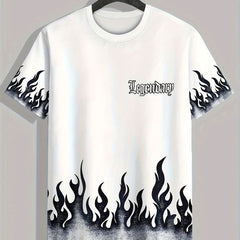LEGENDARY FIRE JERSEY DOWN SHOULDER SHIRT -CODE (103)