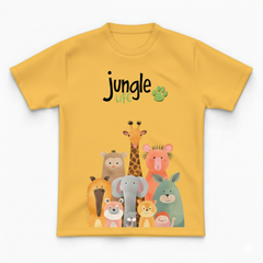 COTTON JERSEY- MULTICOLOR JUNGLE TEE