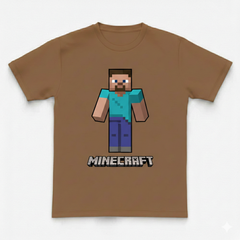 COTTON JERSEY- MULTICOLOR MINECRAFT TEE