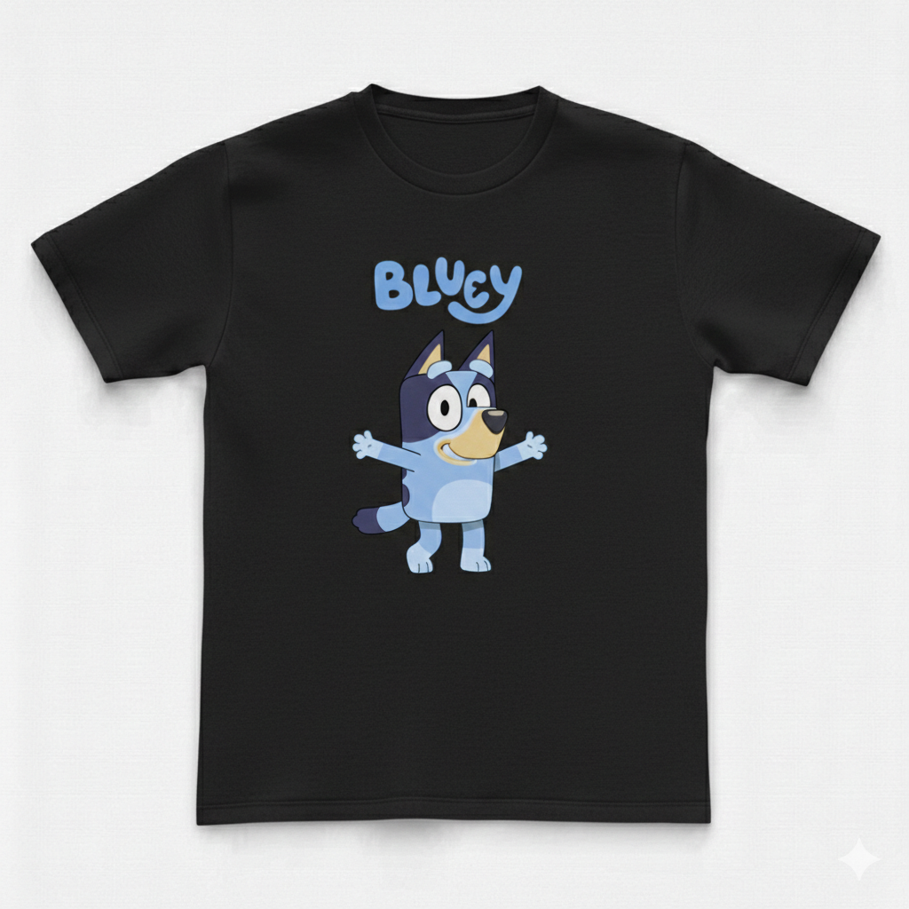 COTTON JERSEY- MULTICOLOR BLUEY TEE