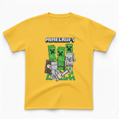 COTTON JERSEY- MULTICOLOR MINECRAFT TEE