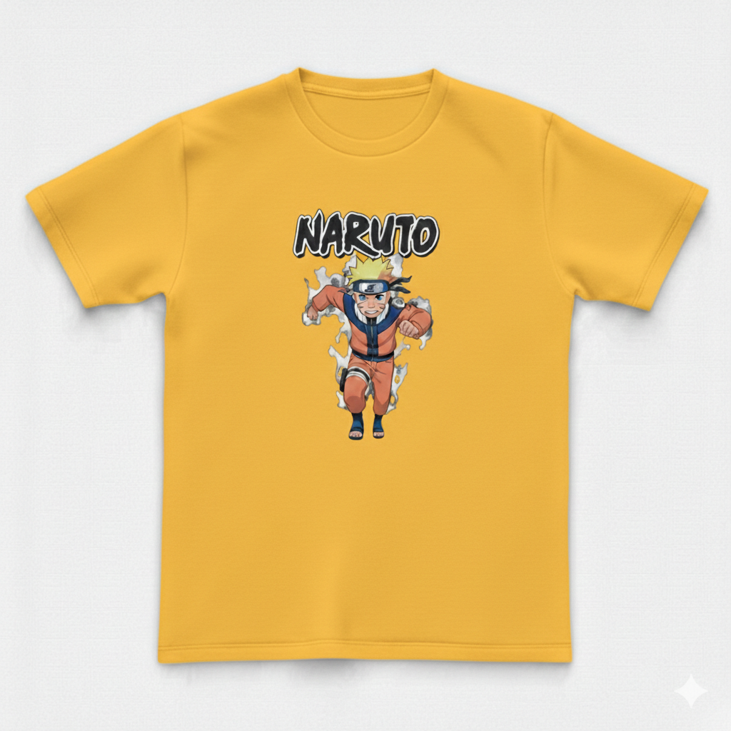 COTTON JERSEY- MULTICOLOR NARUTO TEE
